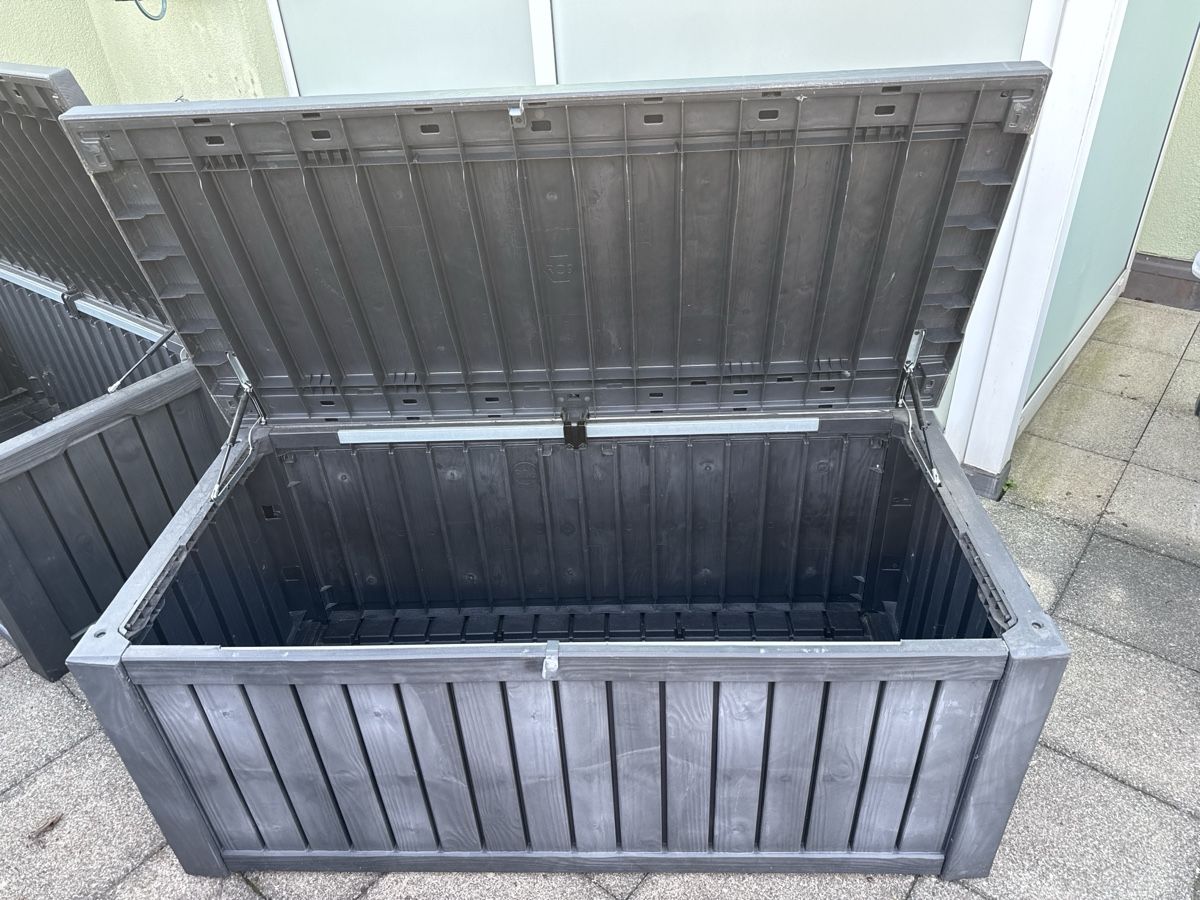 Keter Box contenitori: Gartenbox Keter Kunststoff anthrazit gebrauchter Zustand – Usato da Küsnacht ZH venduto da nic_x856