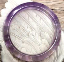 Hochwertiger Amethyst Armreif – Natürlicher Edelstein