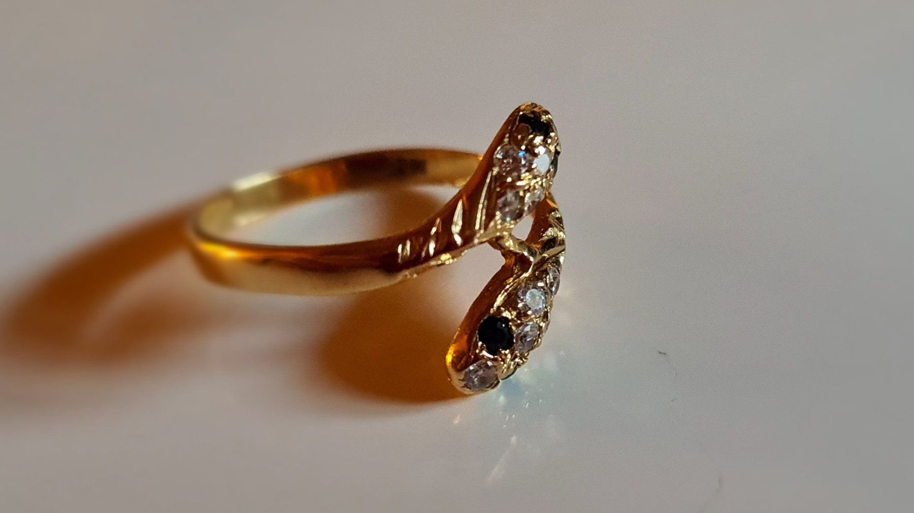 Ringe: Gelbgold Schlangenring 18 Karat – Gebraucht aus Frauenfeld von Purzli 2