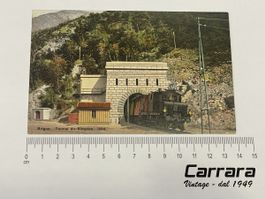 Poskarten Vallese Briga Tunnel Sempione