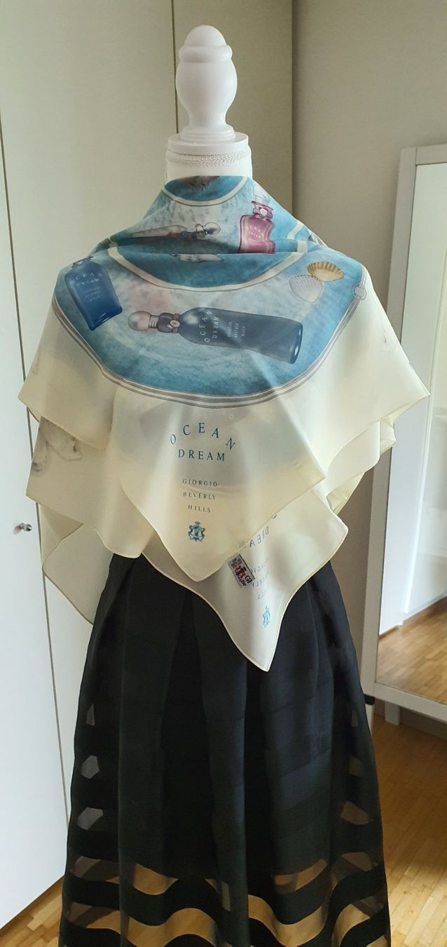 Foulard & Sciarpe: GIORGIO BEVERLY HILLS Seidenschal – Nuovo (secondo la descrizione) da Basel venduto da Kristal4 6