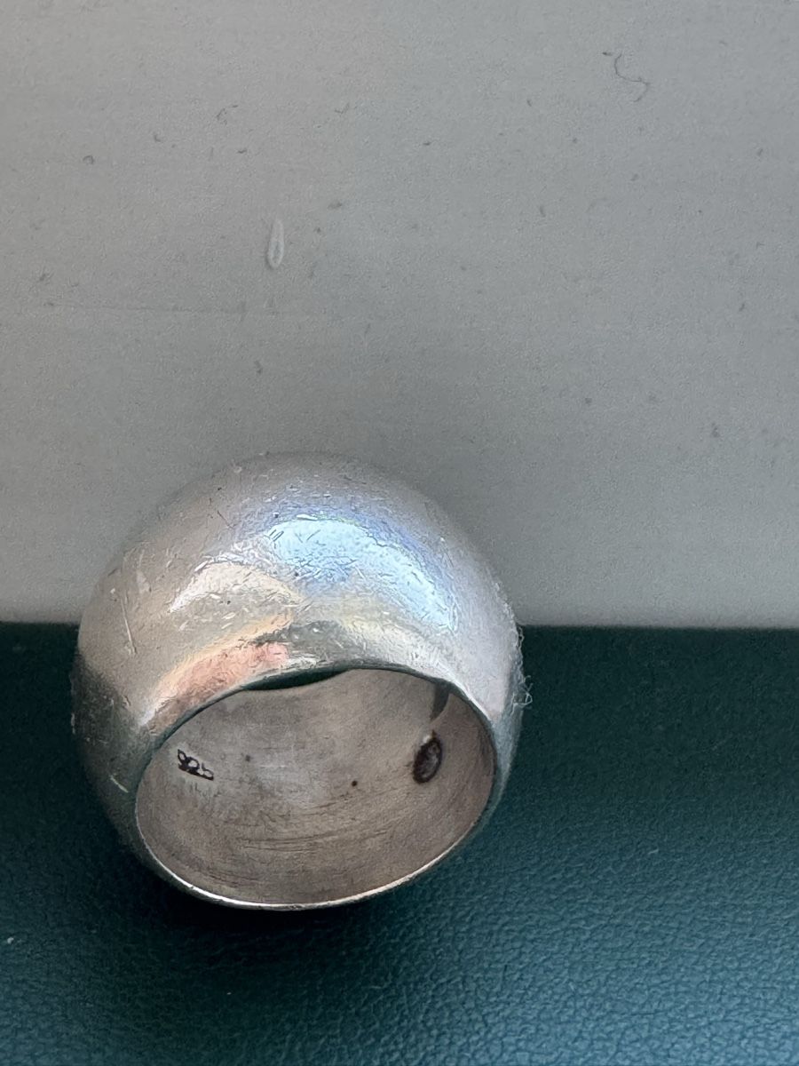 Bagues: Massiver 925 Silber Ring / Kugelring / Dome Ring – D'occasion à Untersiggenthal par Dilosh.ch 3