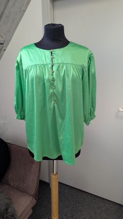 Elegante grüne Bluse
