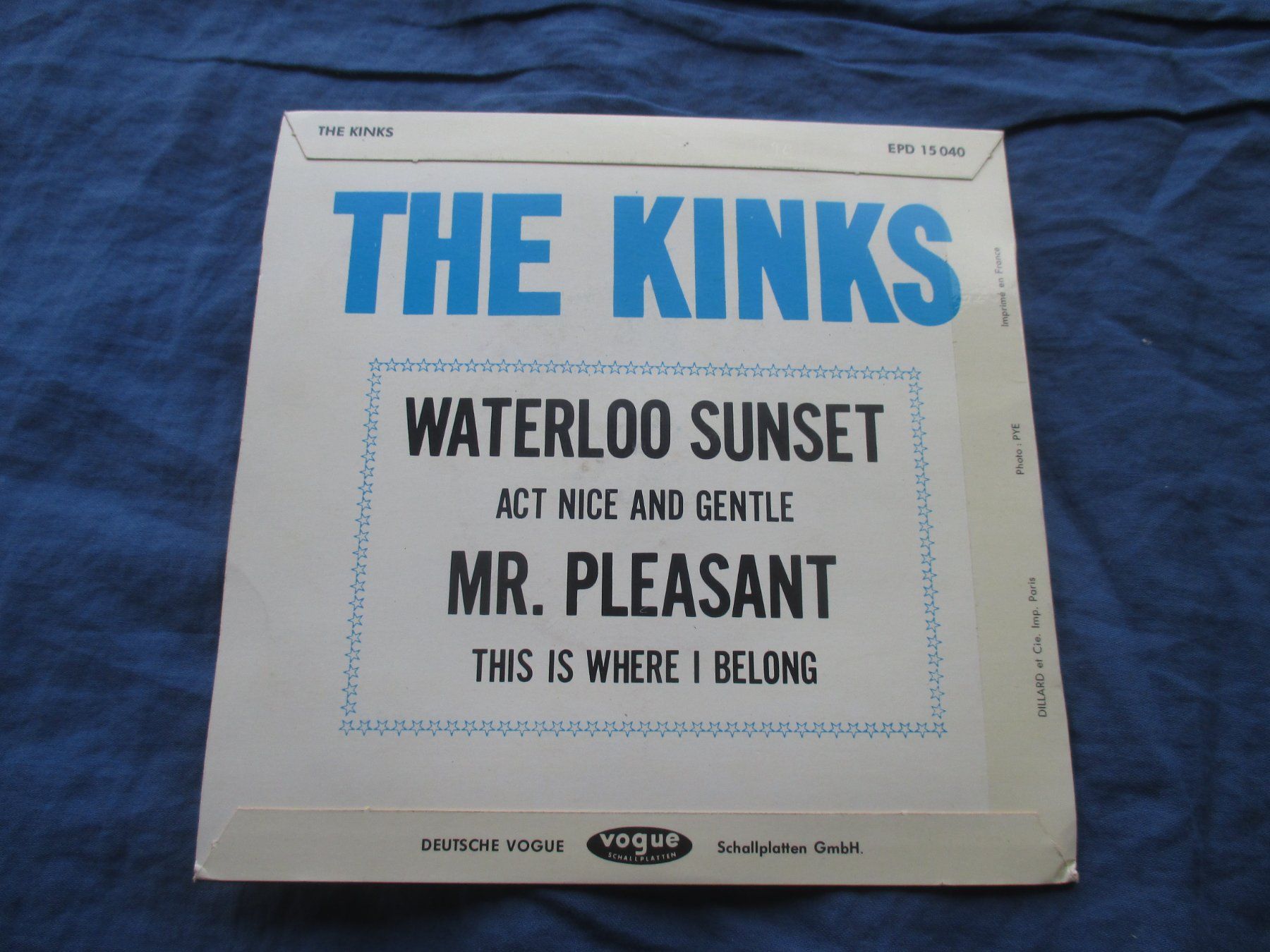 Dischi in vinile: The Kinks EP Waterloo Sunset – Usato da Colombier NE venduto da Nevenma 1