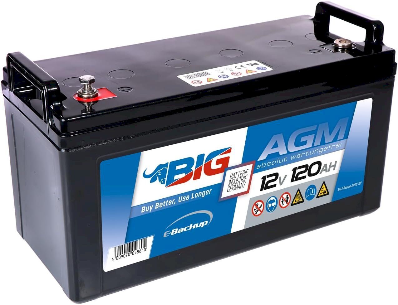 Batterien: BIG E-Backup AGM 12V 120Ah – Neu und originalverpackt aus Bottighofen von zaap 1