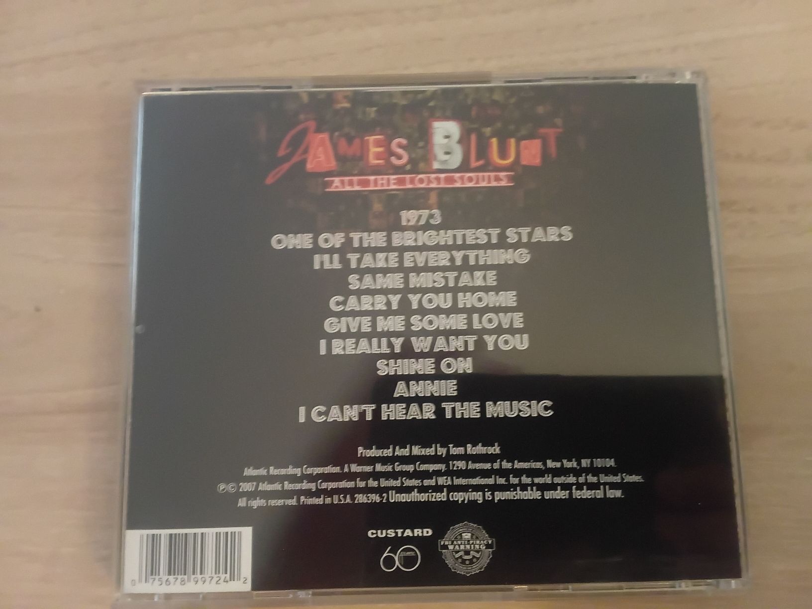 CD: James Blunt – Usato da Liebefeld venduto da CD-Urs 1