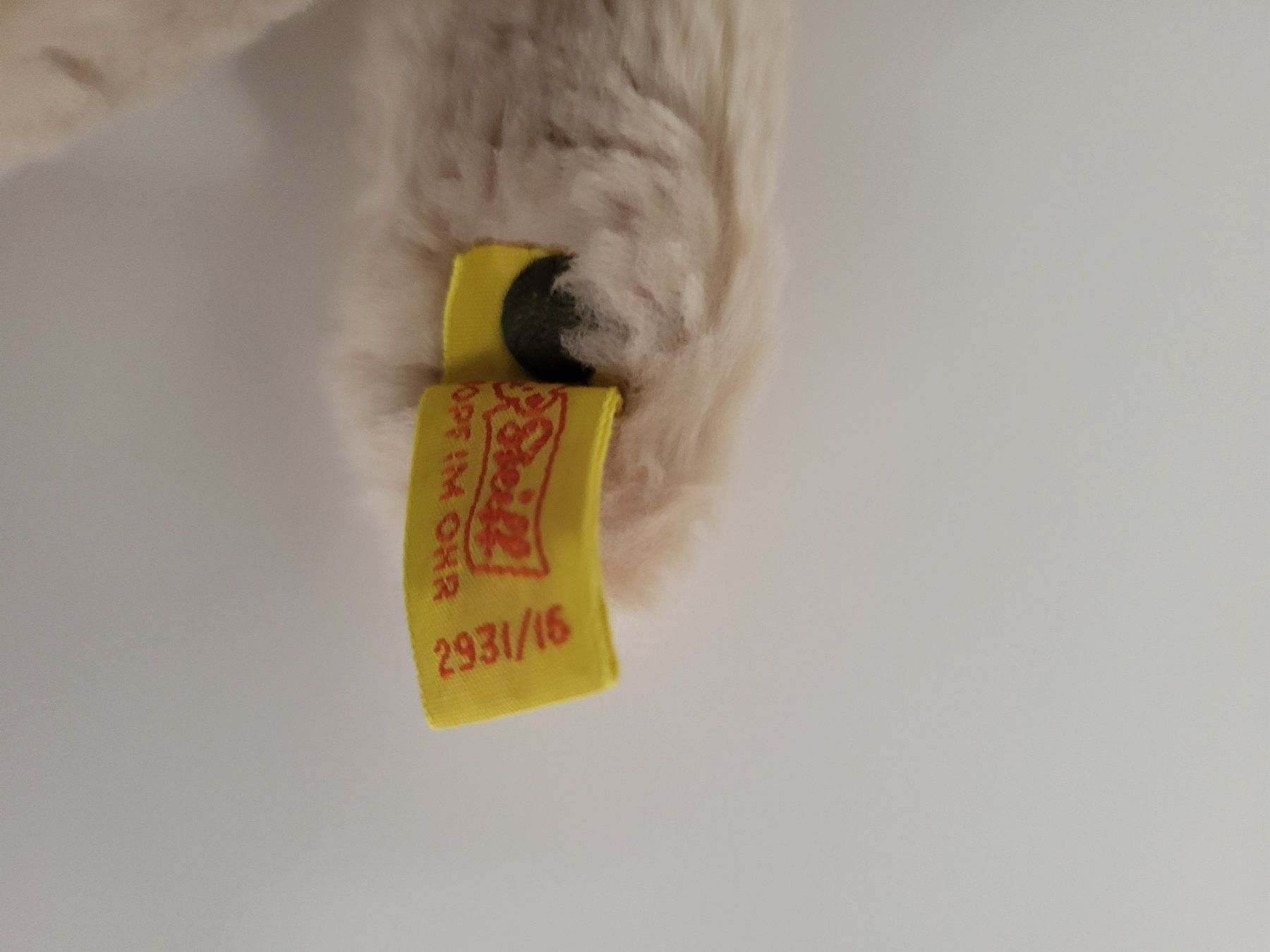 Steiff Giocattoli: Steiff Hase Original Knopf – Usato da Grüsch venduto da Marianna05 2