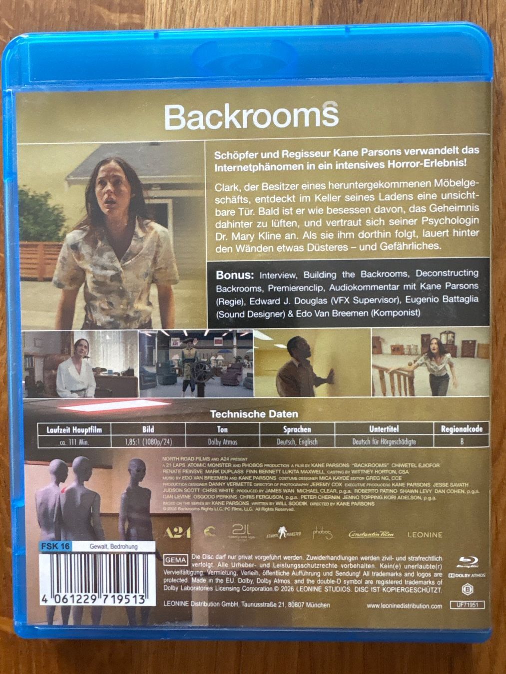 Alle DVDs: Backrooms (Blu-ray) – Gebraucht aus Liebefeld von pavax 1