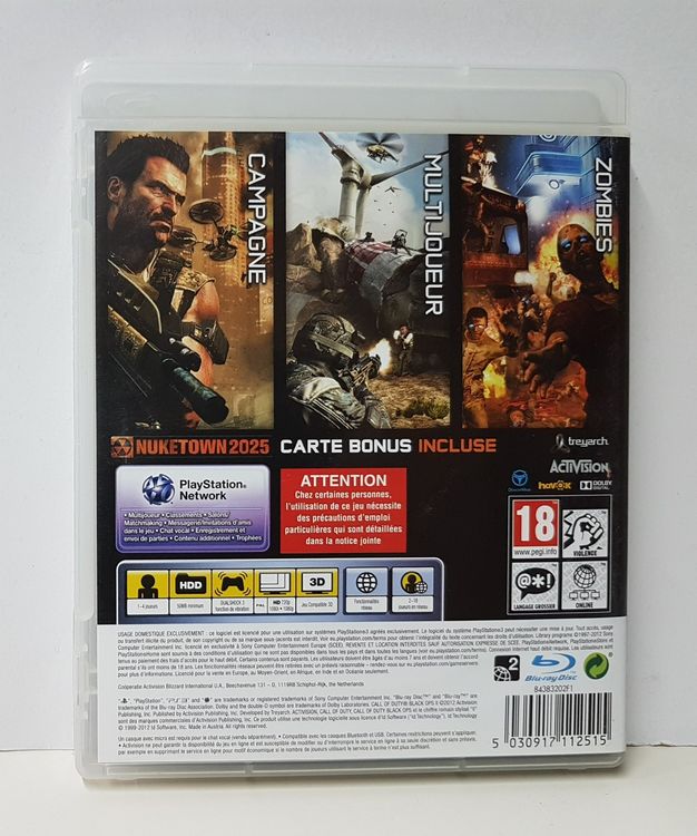 Call of Duty Black Ops 2 Zombies / en français PS3 (Gebraucht) in ...