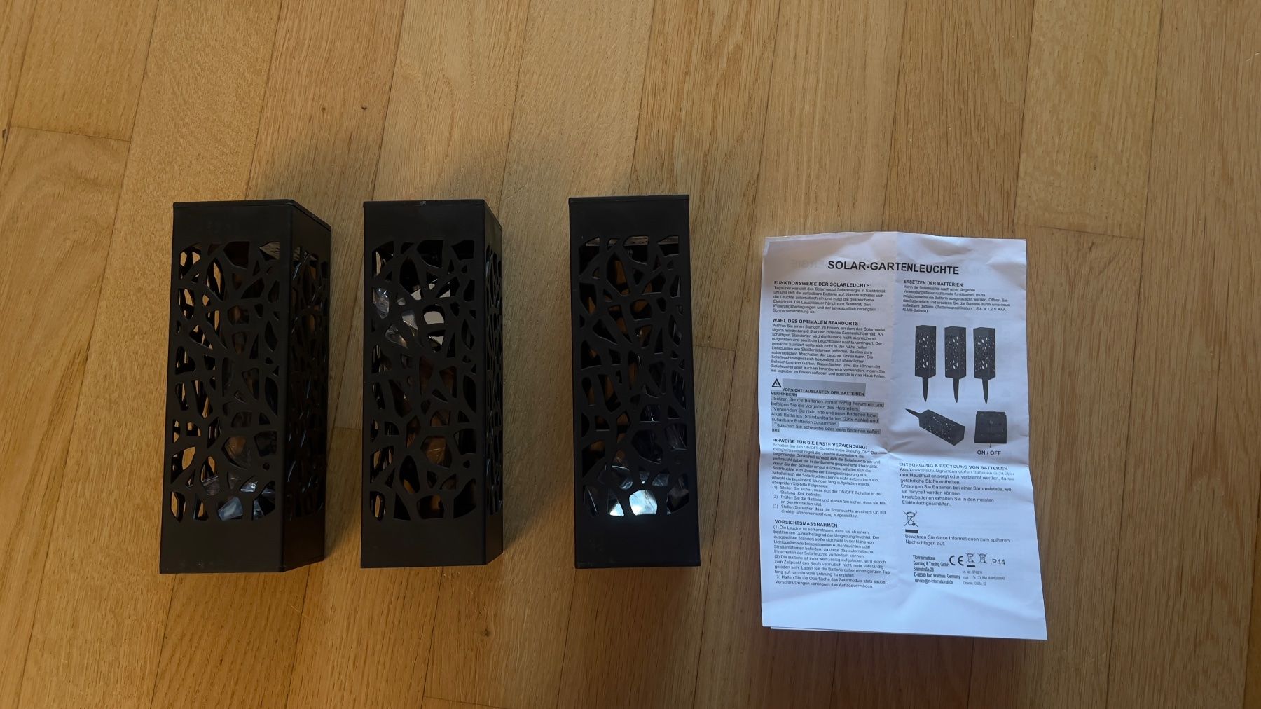 Lampade: 3er Set Solar-Gartenleuchten, neuwertig – Nuovo (secondo la descrizione) da Küsnacht ZH venduto da Gila1983