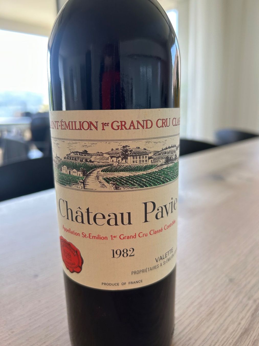 Wein: CHATEAU  PAVIE  1982 – Gebraucht aus Schmerikon von Tintling 1