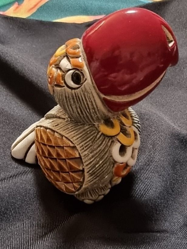 Statuette: Artesania Rinconada Pottery Tukan Figur – Usato da Zürich venduto da Daniela51 2