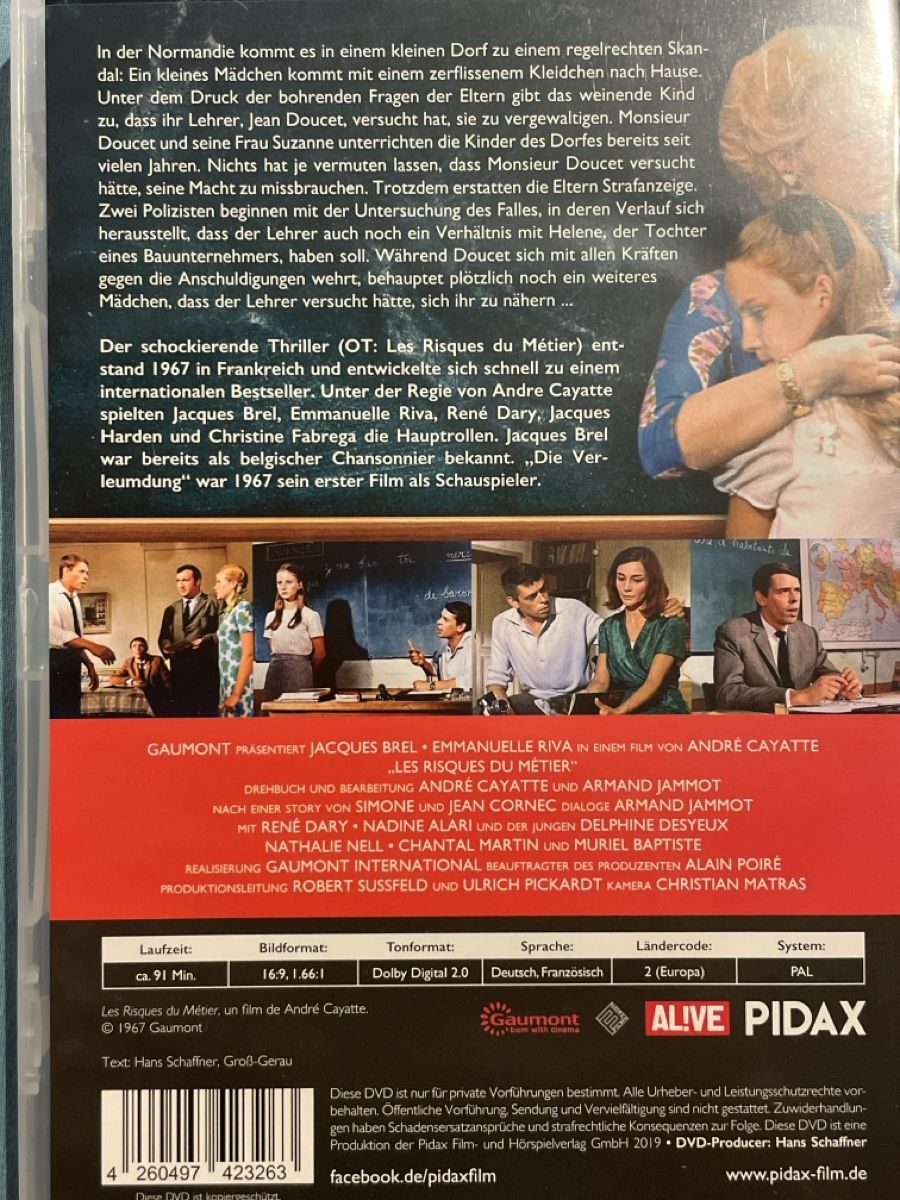 Tutti i DVDs: Verleumdung (1967) – Nuovo (secondo la descrizione) da Waldenburg venduto da Mimily33 1