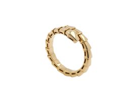 BULGARI Serpenti Viper Ring 2XL 18K Gelbgold B&P *S4682