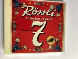 CD Rööössli Älpler-Liedli & Jützli - Starkä Tubak - Top!
