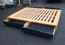 IKEA Mandal Bettgestell Birke 140 x 200 cm mit Lattenrost