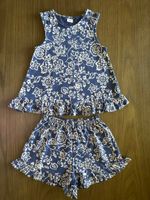 Next Set – Top & Shorts – Blau Grösse 116 (fällt gross aus)