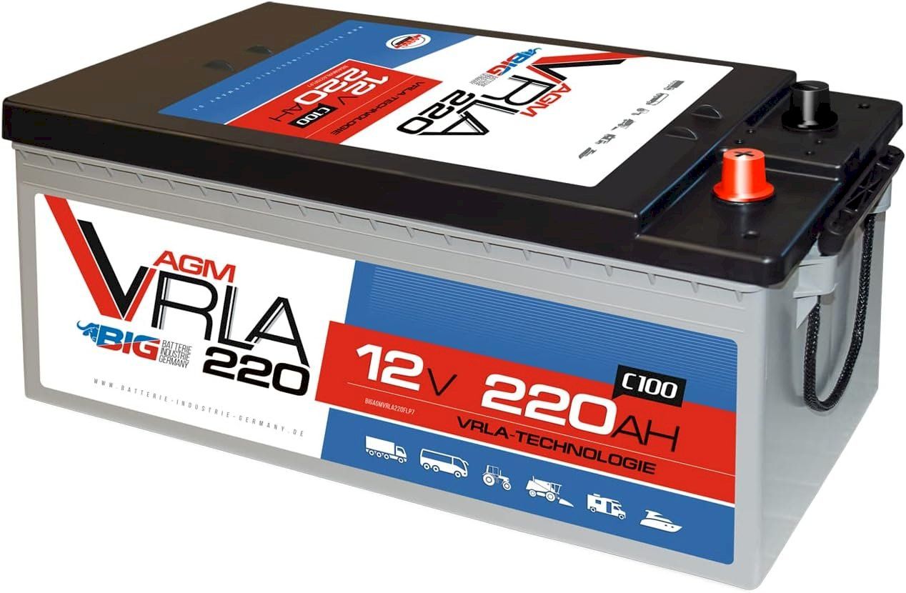Batterie: BIG Professional AGM 12V 220Ah – Nuovo e nell'imballaggio originale da Bottighofen venduto da zaap 1