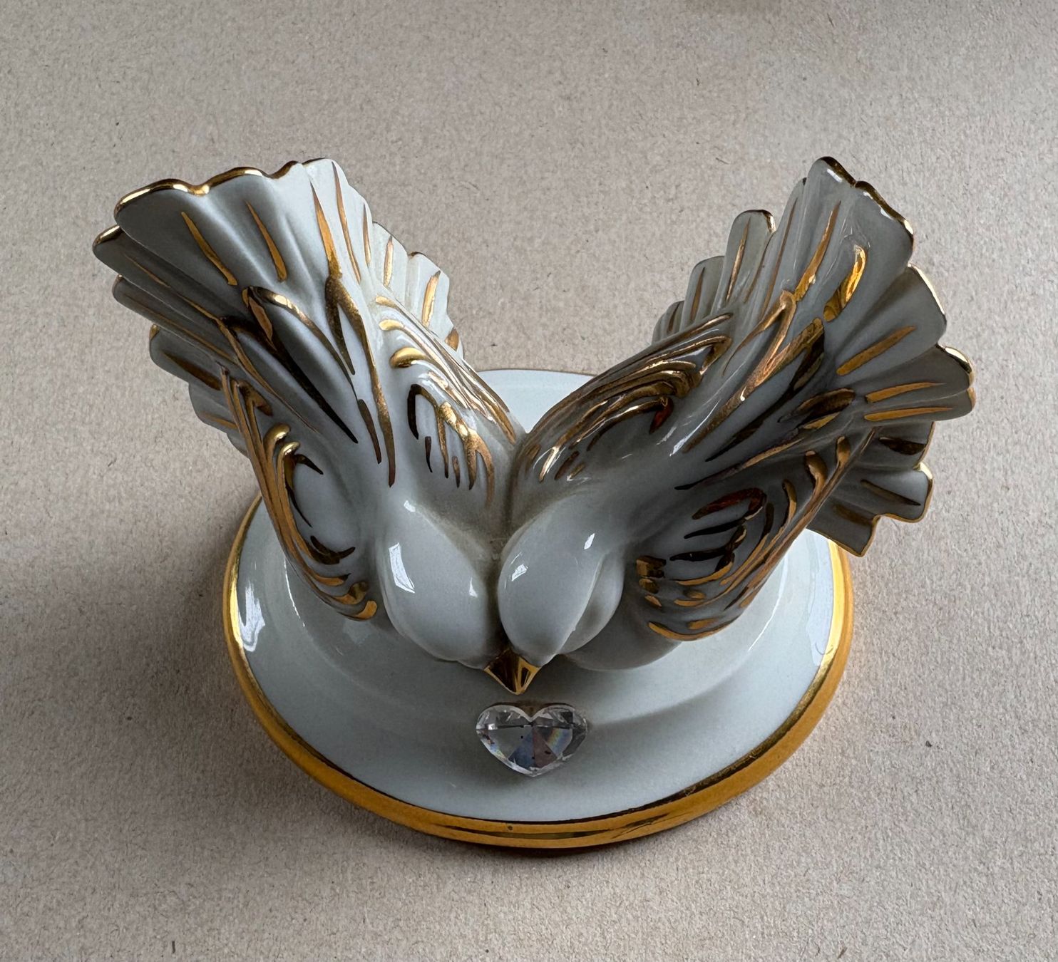 Swarovski Statuette: TAUBEN MIT SWAROVSKI – Usato da Ostermundigen venduto da wini63