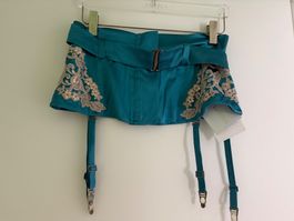 LA PERLA Suspender belt 100% Silk - Size 40 (3) NEW with tag