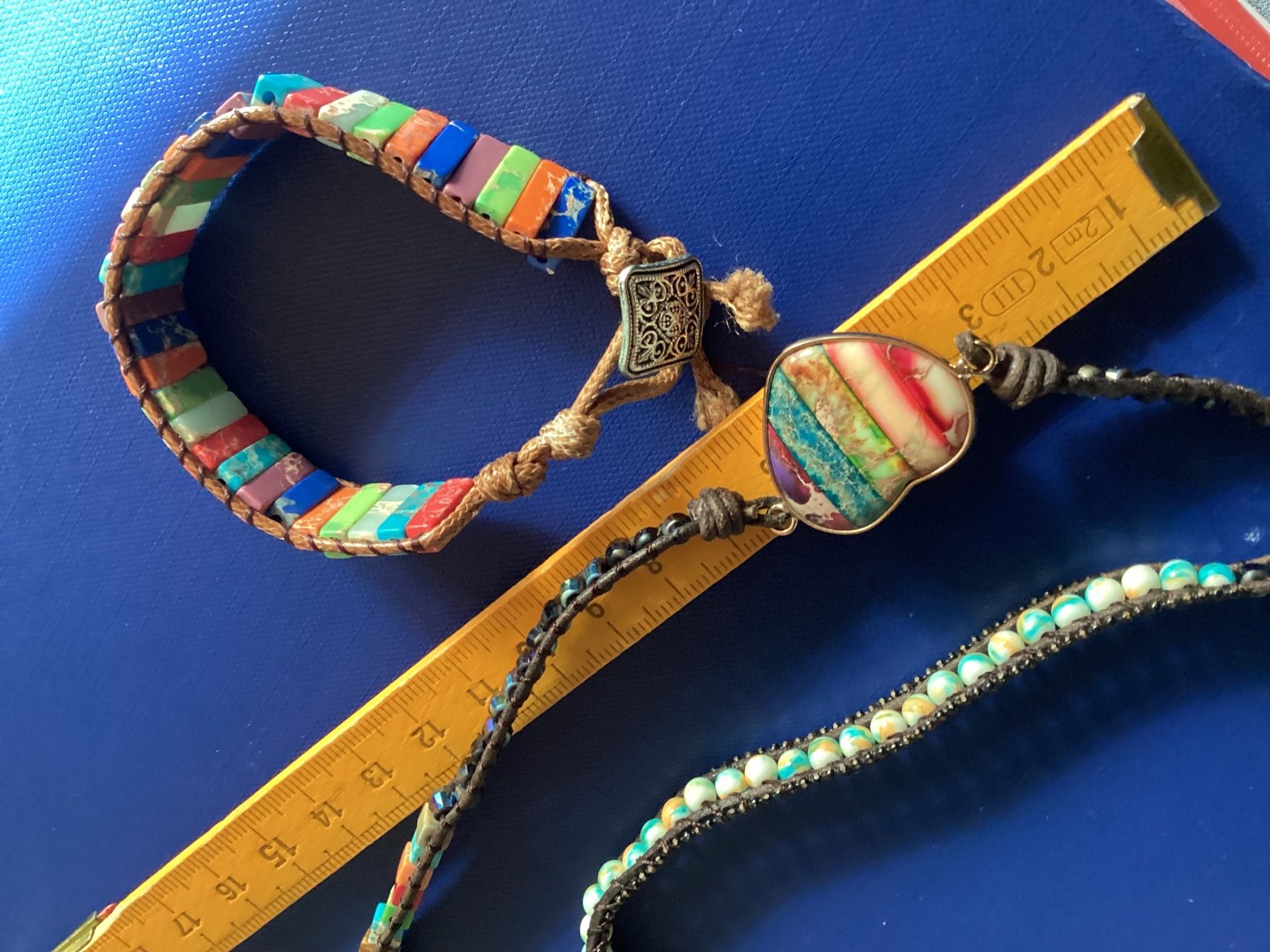 Catenine: Halskette bunt / Fuss- oder Handgelenk-Kette bunt / STEIN – Nuovo (secondo la descrizione) da Frauenfeld venduto da Boldi46 3