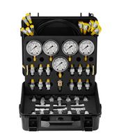 Hydraulikdruck-Testkit, 10/100/250/400/600 bar, 5 Messgeräte