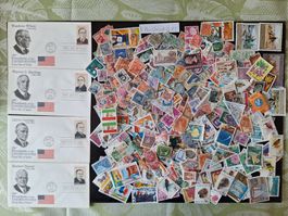 Circa 1000 Ausland Briefmarken ab Uralt 015
