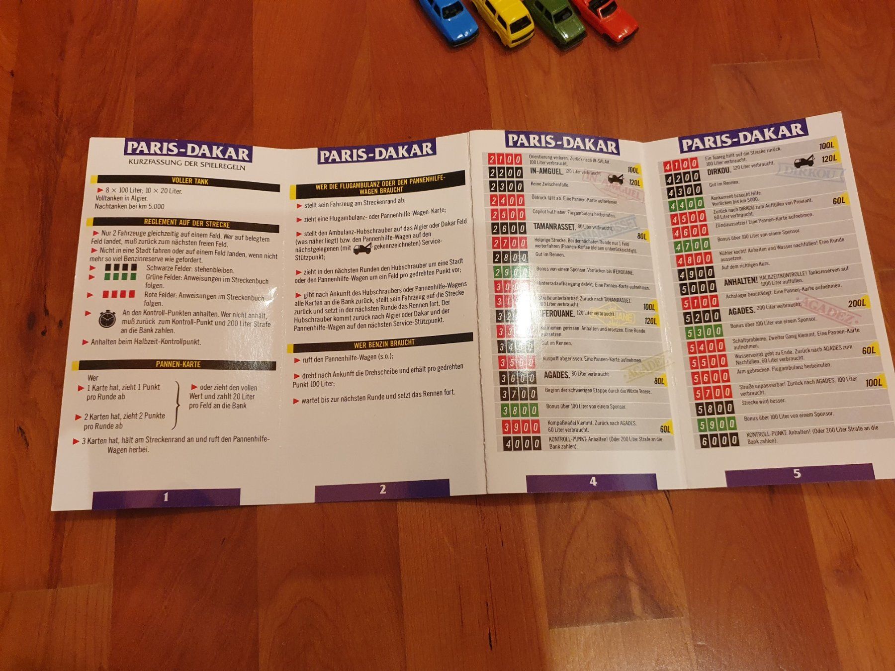 Spiele: Paris Dakar Gesellschafsspiel von MB – Gebraucht aus Triesen von platzproblem1 7