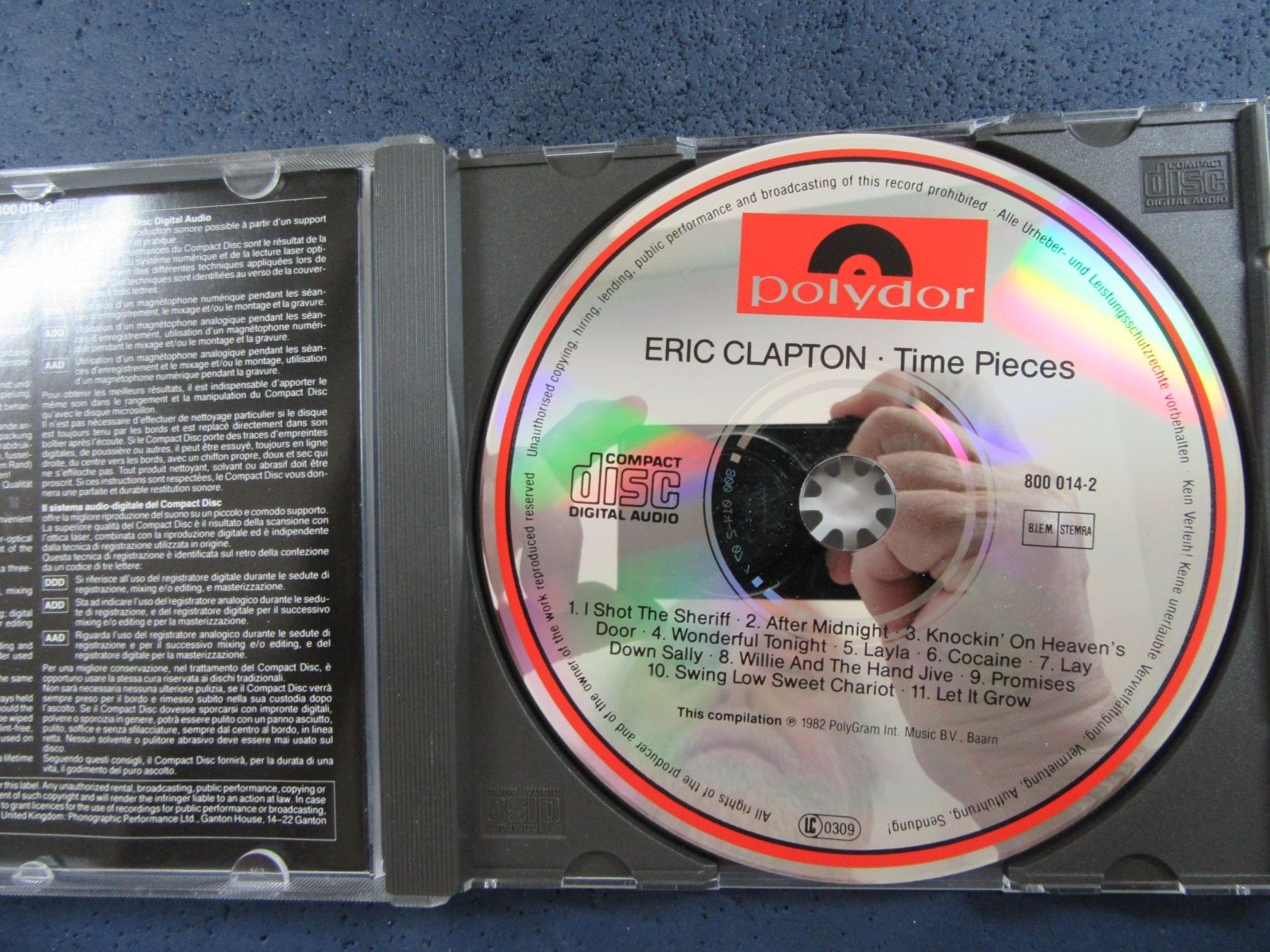 CD: BEST OF ERIC CLAPTON " TIME PIECES " CD – Usato da Ettingen venduto da Hausi4711 2
