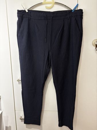 Stoffhose Only Carmakoma - Nadelstich-Optik, Gr. 48