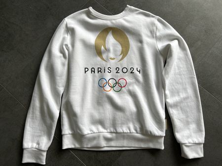 Pull blanc Paris 2024 S Neuf