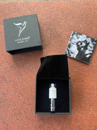 Love Tuner Pfeife Halskette - Silber/Weiss