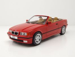 BMW 3er / 325i Cabriolet E36 Phase I 1993-1996 rot / Verdeck