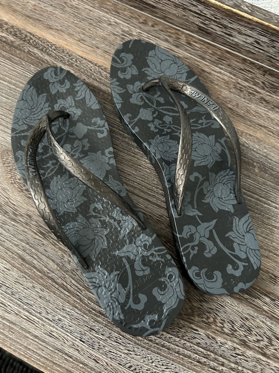 Ipanema Scarpe da donna: Ipanema Flip Flops Zehentrenner Blumenmuster – Nuovo (secondo la descrizione) da Beringen venduto da Sternli650