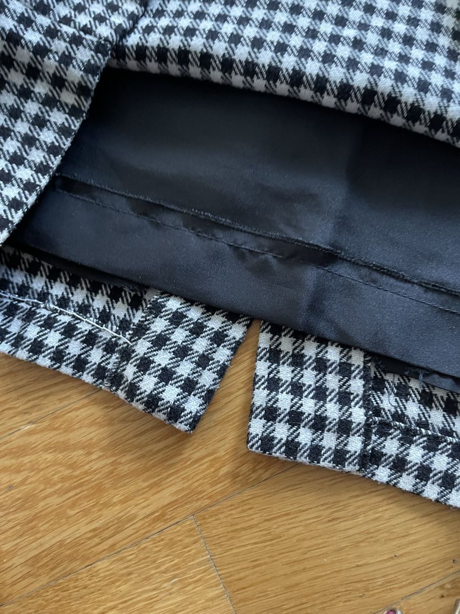Gonne: Rock Schicker Karorock Gr. 38 schwarz/weiss elegant – Usato da Rüschlikon venduto da Lajniii 4