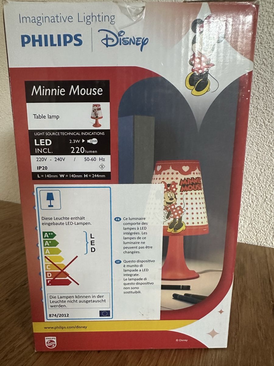 Lampade: Minnie Mouse Lampe – Usato da Oberentfelden venduto da vilibrand 2