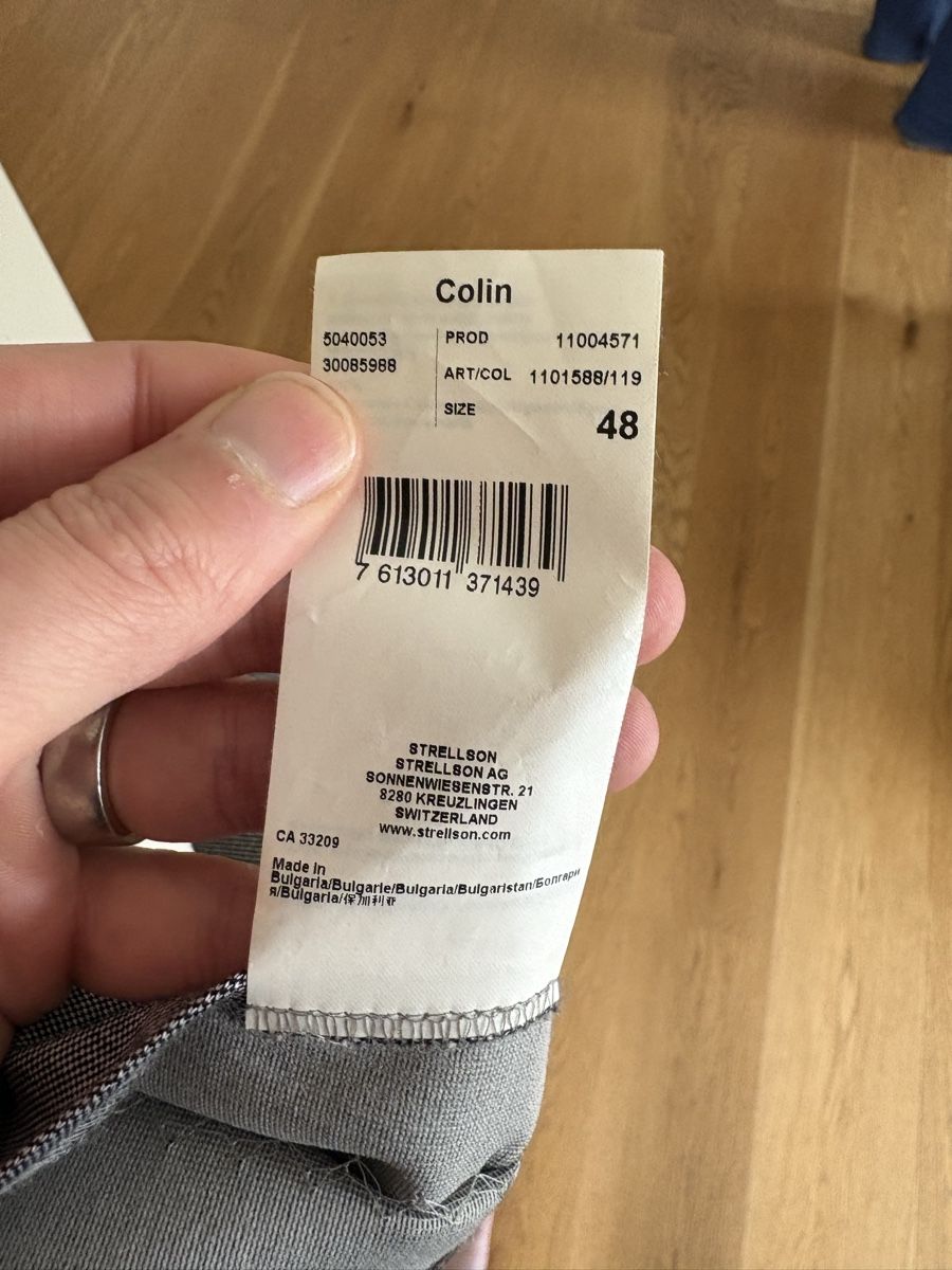 Strellson Giacche: Strellson Herren Sommerblazer Gr. 48, slim, Collin – Nuovo (secondo la descrizione) da Winterthur venduto da Teflonbrauer 3