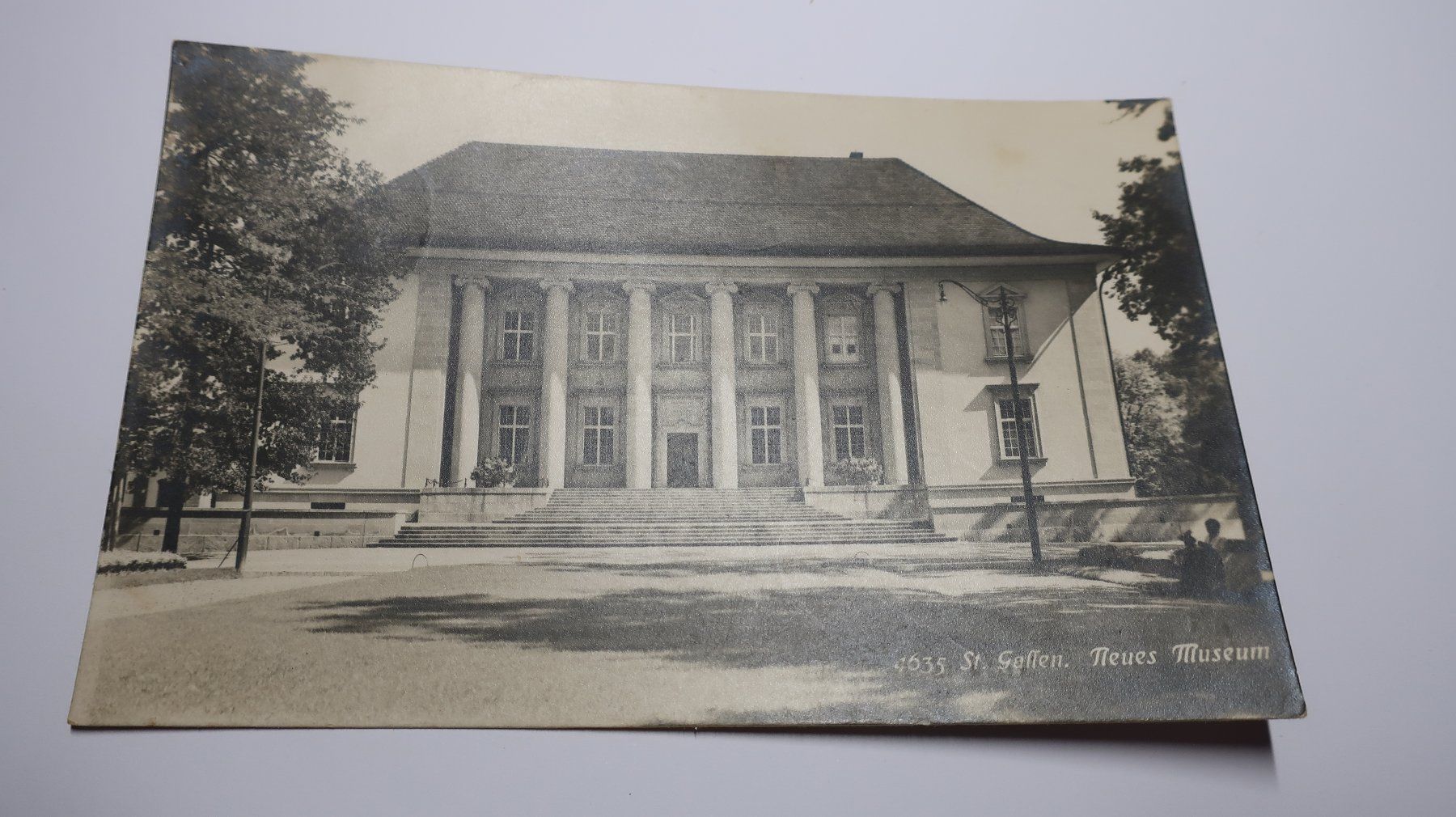 Ansichtskarten: St. Gallen Neues Museum 1925 – Gebraucht aus Cormoret von Pascalll2001 1