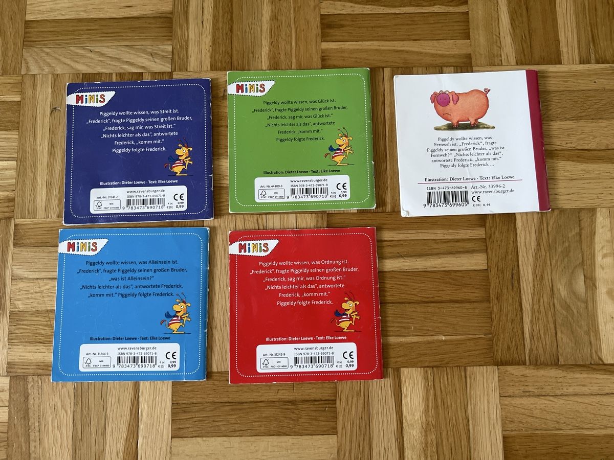 Libri: Piggledy und Frederick Minis, 5er Set – Usato da Zuchwil venduto da Commander0 1