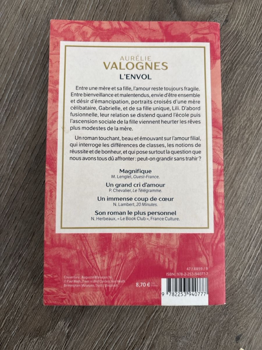 Livres: Aurélie Valognes- L’envol – D'occasion à Baden par frb_2cjk 1