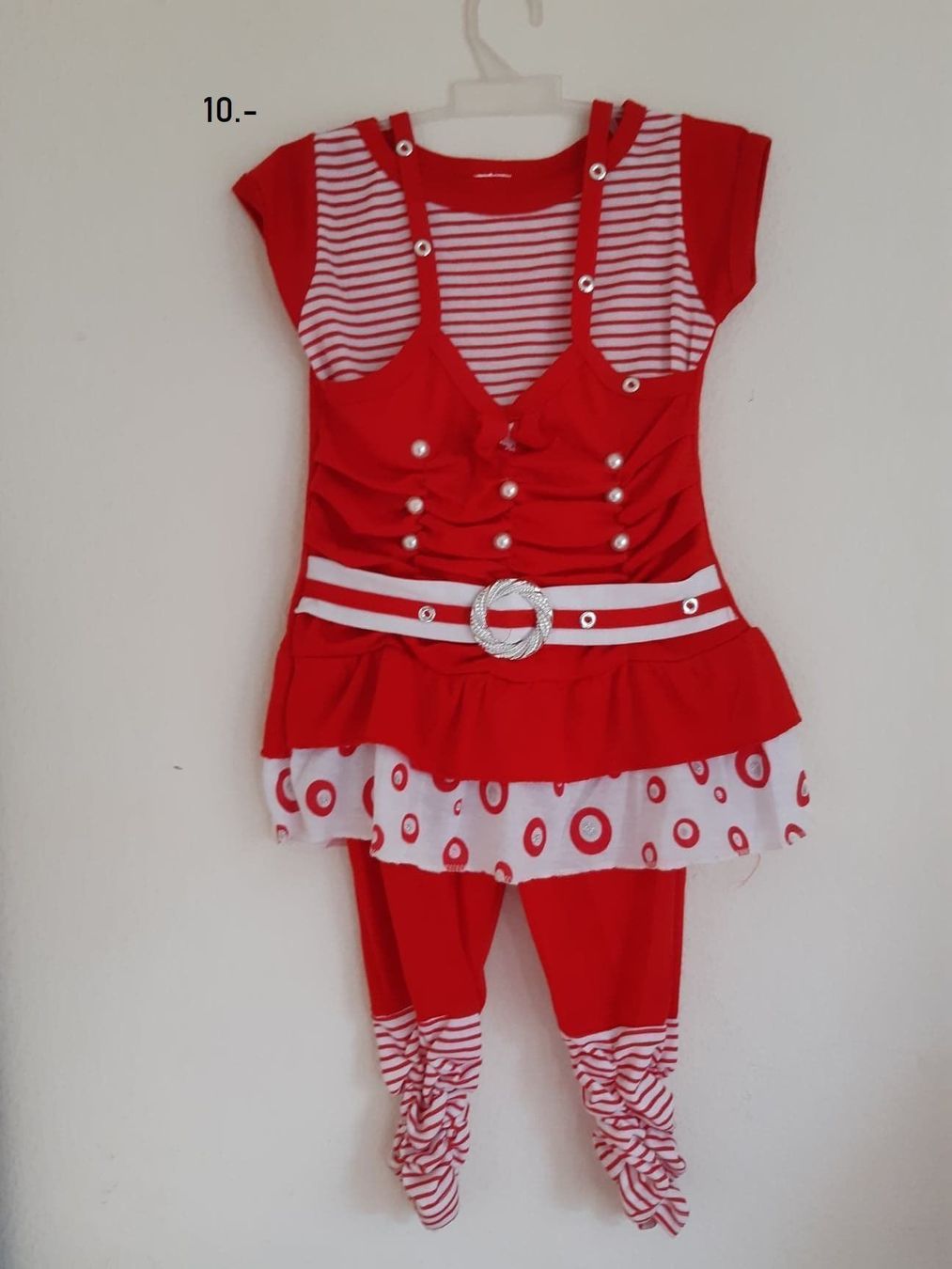 Pantalons: Mädchen Röckli+Hose, rot Gr 98 – Neuf (Voir description) à Möhlin par dom_96nf