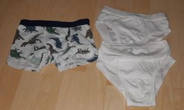 Jungen Unterhosen, Gr. 128, Marke: SANETTA + H&M
