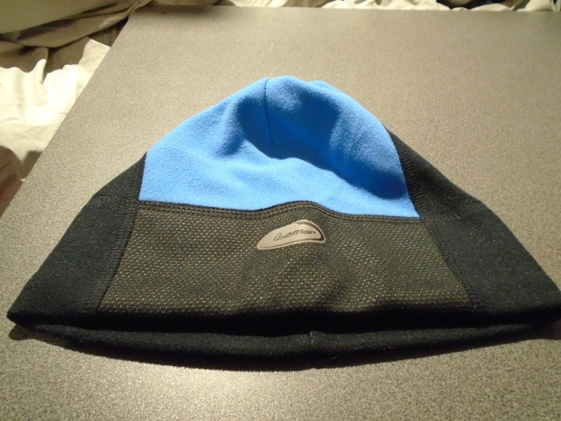 Chapeaux, bonnets & casquettes: Mütze, One Size, Löffler, schwarz/hellblau – D'occasion à Zürich par abraxas1291