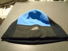 Mütze, One Size, Löffler, schwarz/hellblau