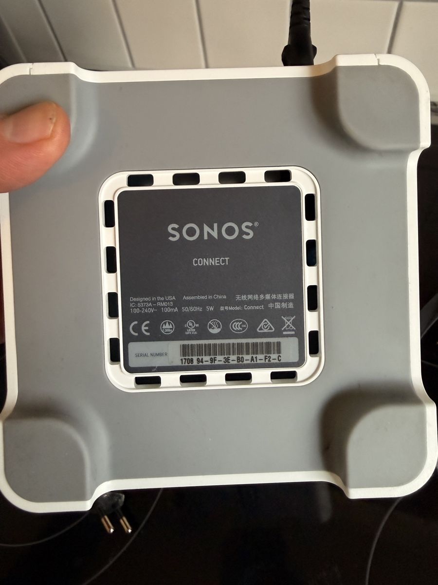 Sonos Multimediaplayer & Streamer: Sonos Connect Gen 2 (S2 App kompatibel) – Gebraucht aus Zürich von Mattie99 2