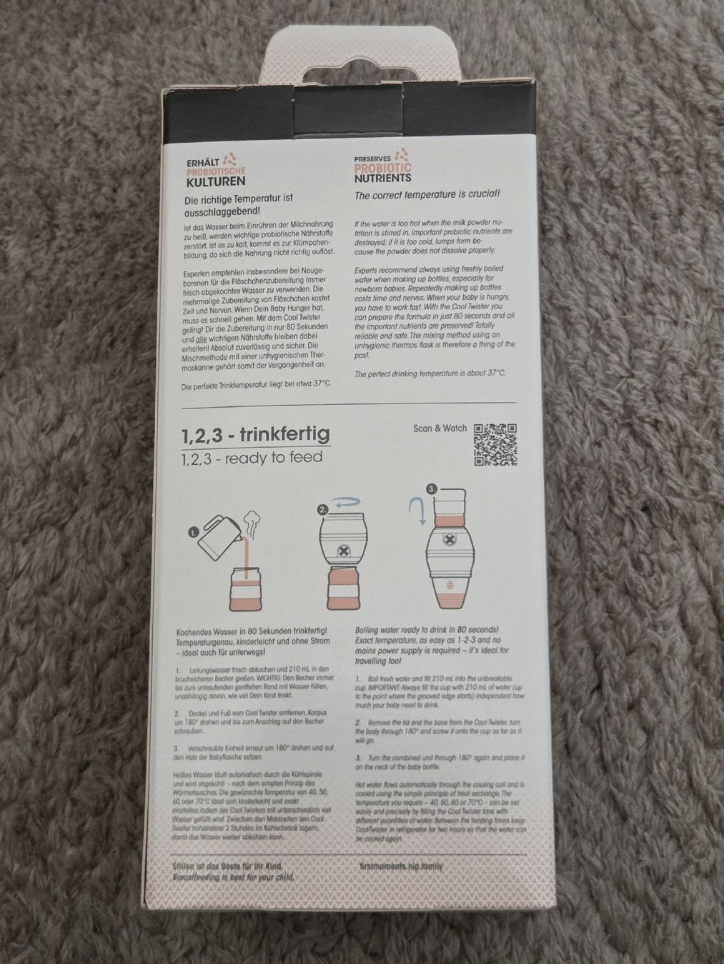 Pasti del neonato: Fläschchenwasser Abkühler Cool Twister – Nuovo e nell'imballaggio originale da Kreuzlingen venduto da sim_6dmk 2