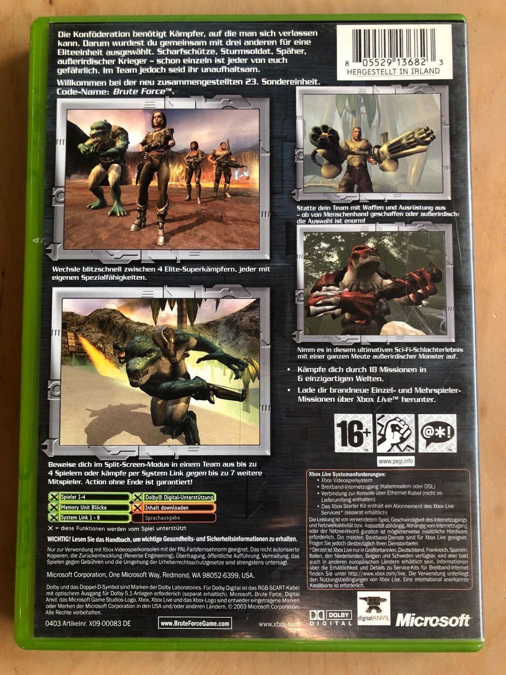 Microsoft Spiele: Brute Force für Xbox – Gebraucht aus Kestenholz von Mad18 1