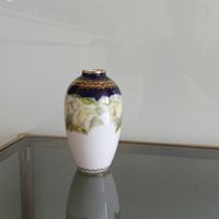 Antike Porzellanvase, Kobaltblau und Gold, Rosenthal 1920
