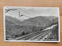 AK Vista dal Monte Ceneri verso Bellinzona