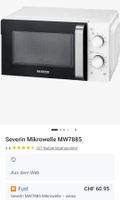 Microwelle-Severin, neu und original verpackt.